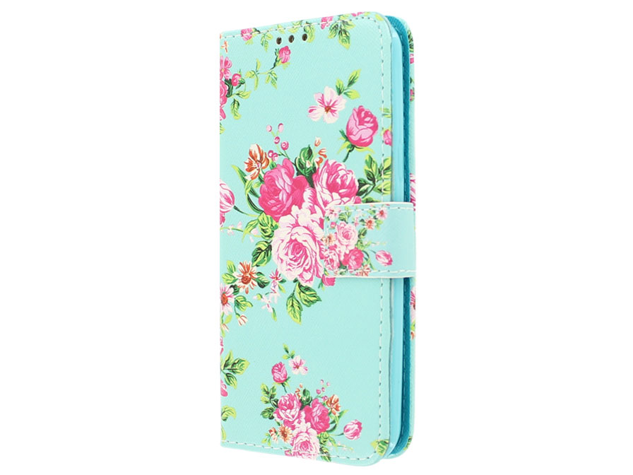 Bijwerken Herziening Refrein Flower Bookcase | Samsung Galaxy J7 2016 hoesje
