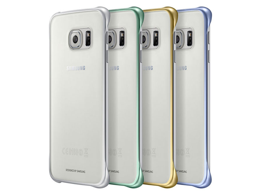 Pat Geheugen mager Samsung Galaxy S6 Edge Clear Cover - Origineel hoesje (EF-QG925B)
