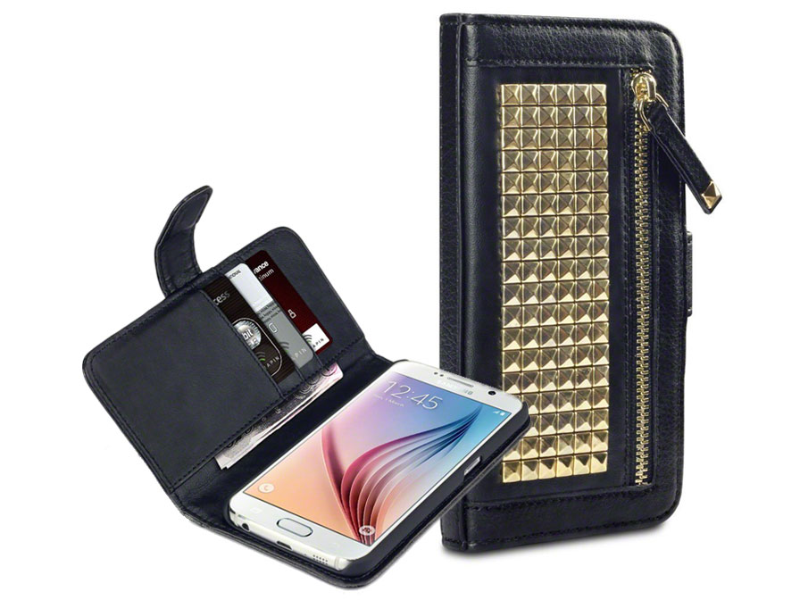 katje weekend Uittreksel Covert Roxie Studded Wallet Case - Samsung Galaxy S6 hoesje