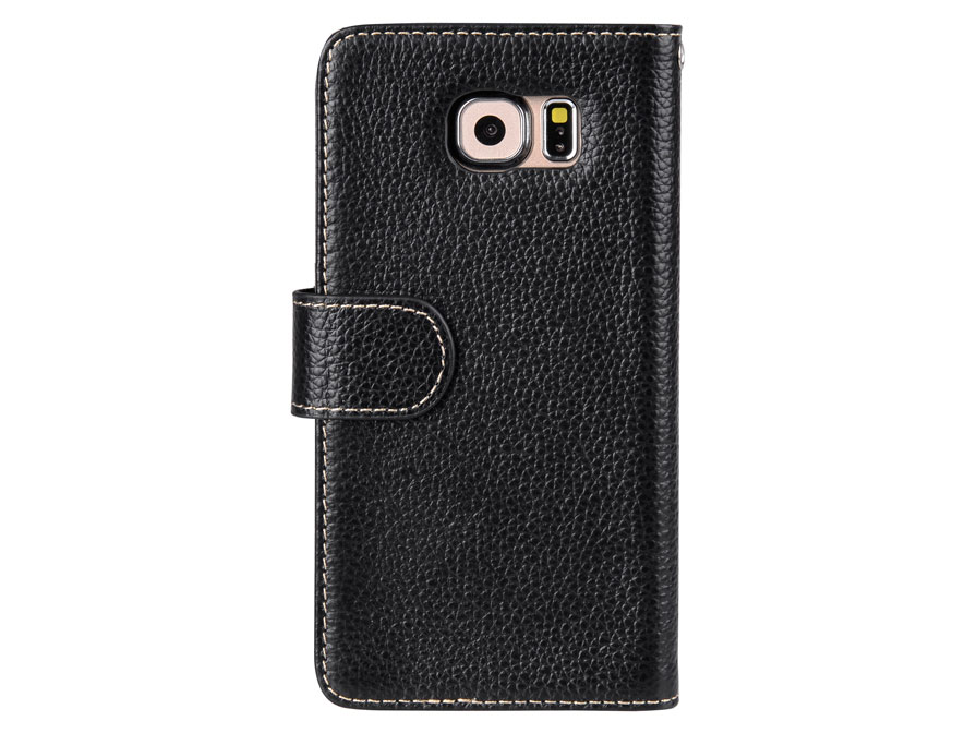 af hebben stroom Zelfrespect Melkco Wallet Type - Lederen Hoesje voor Samsung Galaxy S6
