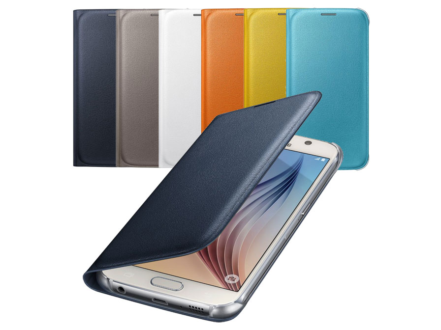 klif preambule Crimineel Samsung Galaxy S6 Flip Wallet - Origineel Samsung hoesje (EF-WG920P)