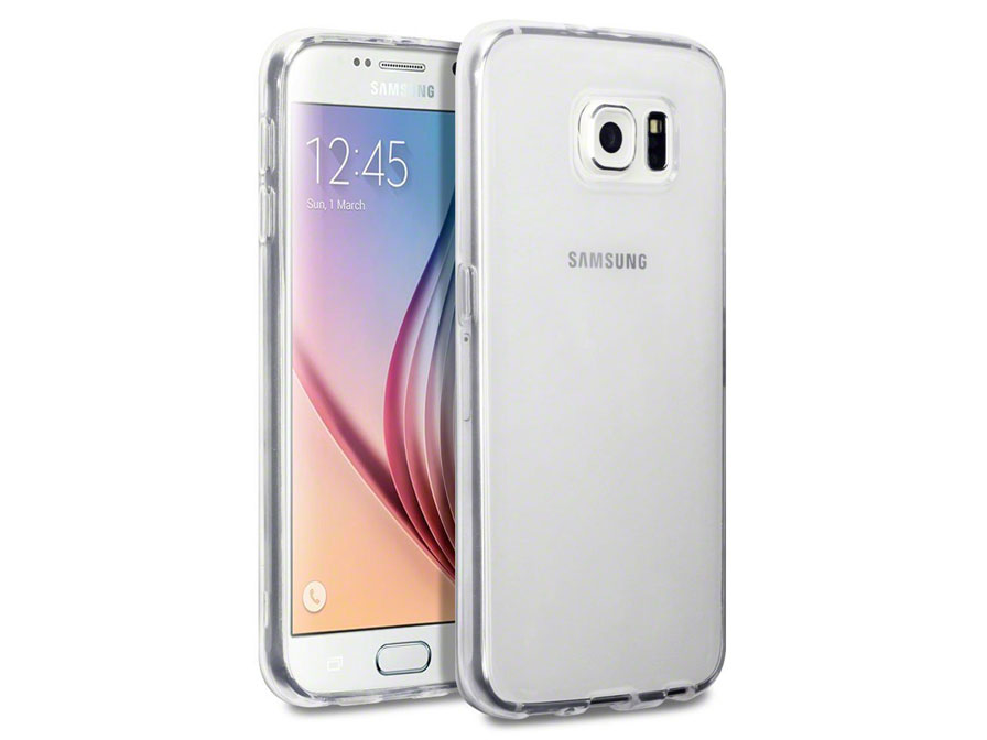 hoofdstad wakker worden gallon TPU Crystal Case - Doorzichtig hoesje voor Samsung Galaxy S6