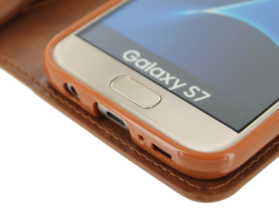 True Wallet Case - Samsung Galaxy S7 hoesje (Bruin)