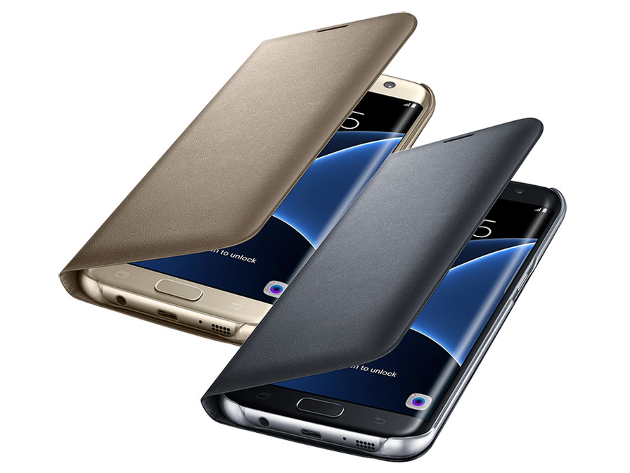 lavendel Slecht Belofte Samsung Galaxy S7 Edge Flip Wallet | Origineel Hoesje