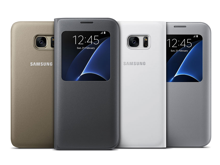 dauw Snel glans Samsung Galaxy S7 Edge S-View Cover | Origineel Hoesje