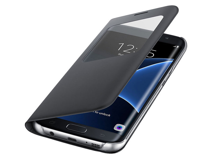 Emulatie scheren schoorsteen Samsung Galaxy S7 Edge S-View Cover | Origineel Hoesje
