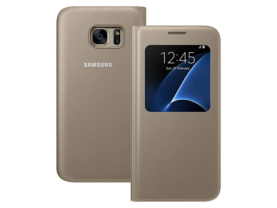 Gewoon doen hart excuus Samsung Galaxy S7 Edge S-View Cover | Origineel Hoesje