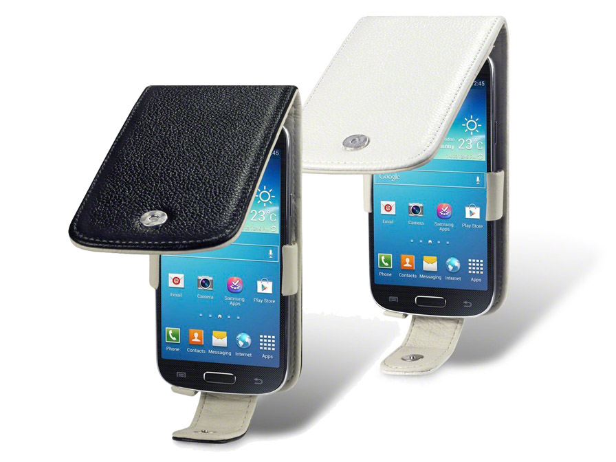 CaseBoutique Leren Topflip Case Hoesje Samsung Galaxy S4 Mini