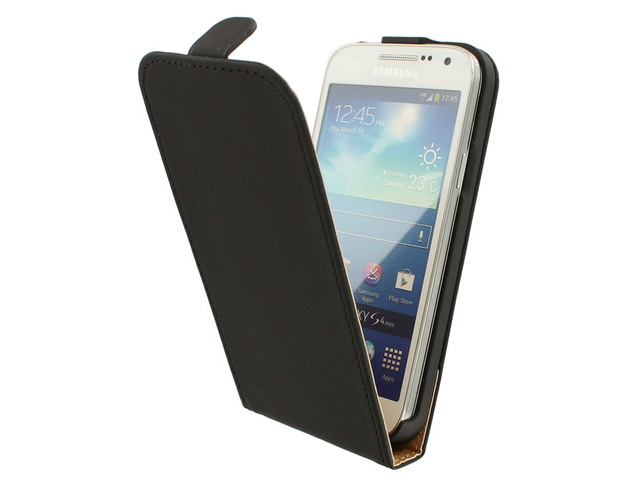 fluit Ontoegankelijk Verbieden Elegant Slim Case - Kunstleren Hoesje voor Samsung Galaxy S4 Mini