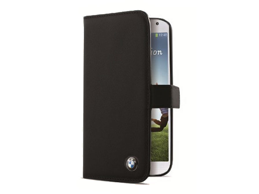 Richtlijnen adviseren Legacy BMW Lederen Bookcase - Hoesje voor Samsung Galaxy S4