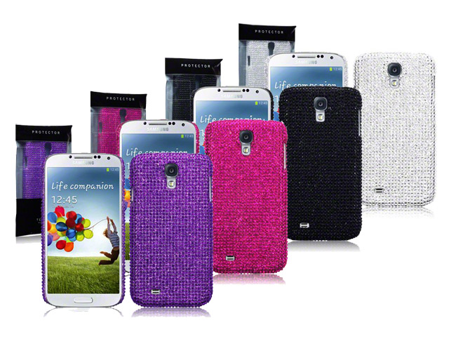 Weggooien timer verrassing CaseBoutique Diamante Case Hoesje voor Samsung Galaxy S4 (i9500)