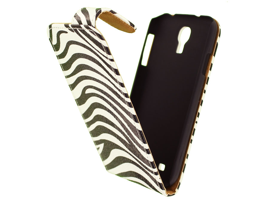 Zebra Flip Case Hoesje voor Samsung Galaxy S4