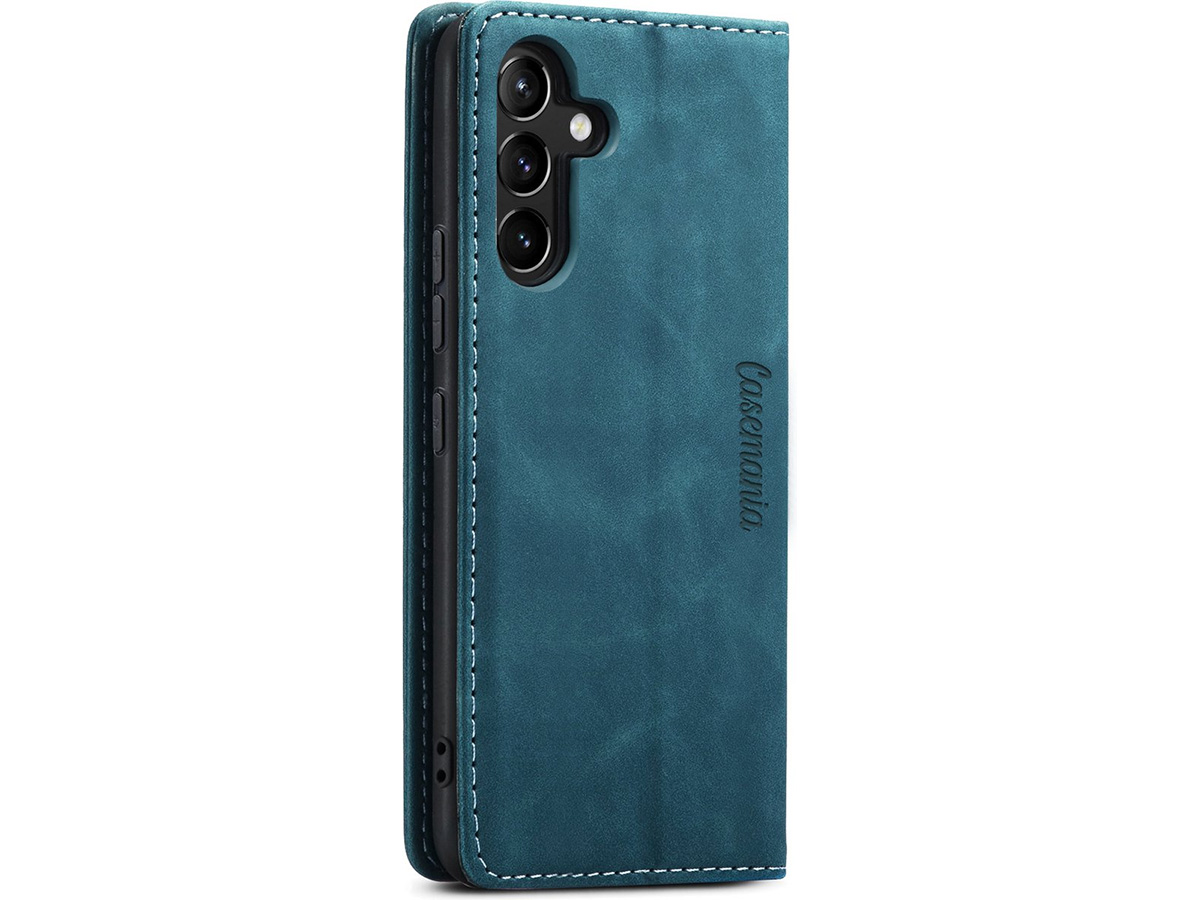 CaseMania Vintage Slim Bookcase Groen - Samsung Galaxy A05s hoesje