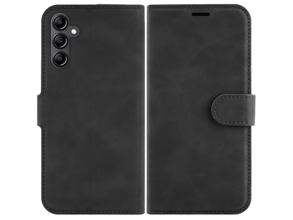 Just in Case Premium Wallet Folio Zwart - Samsung Galaxy A05s hoesje