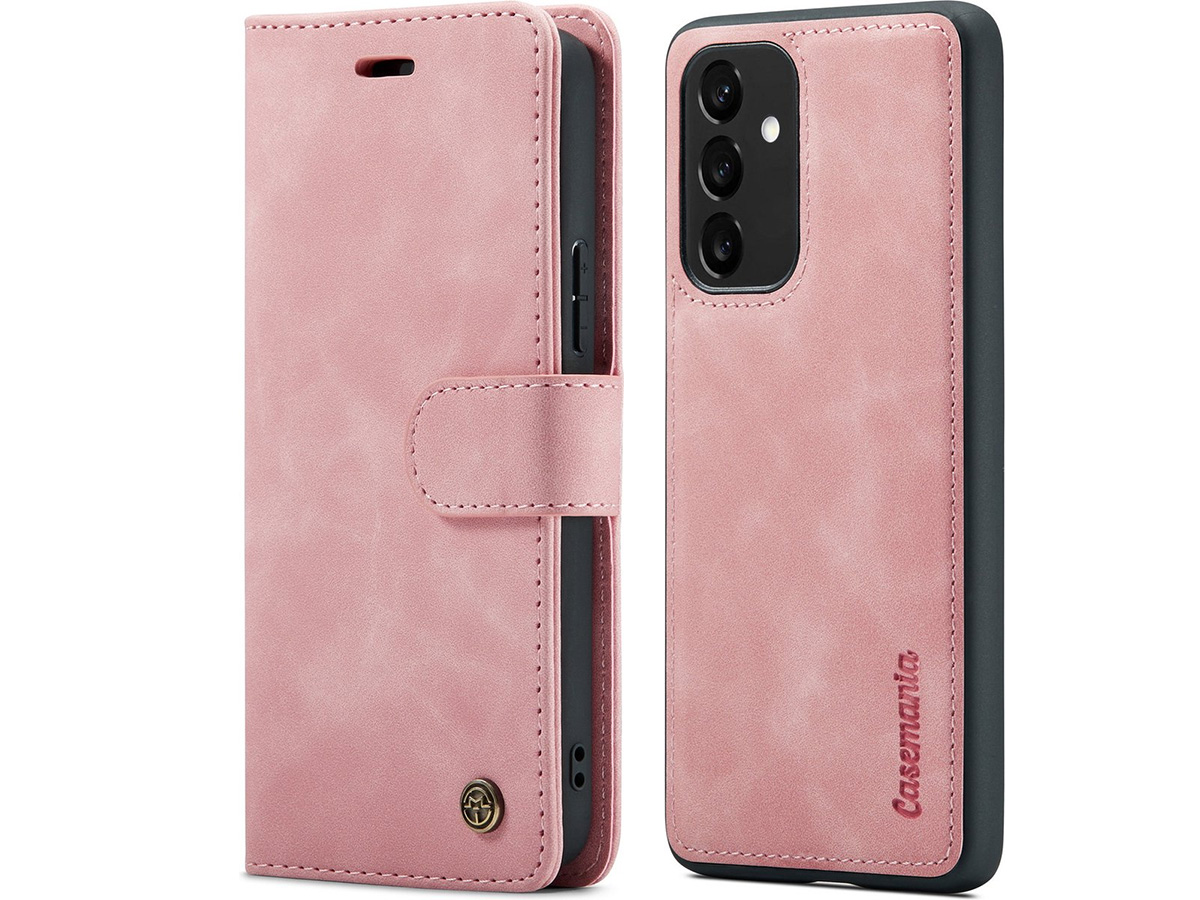 CaseMania 2in1 Magnetic Bookcase Roze - Samsung Galaxy A16 Hoesje