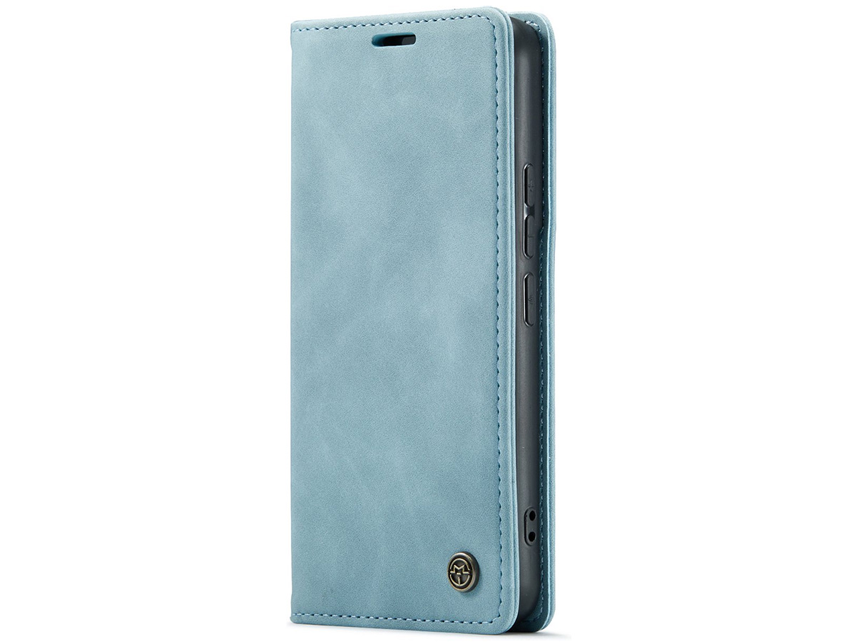 CaseMania Vintage Slim Bookcase Aqua - Samsung Galaxy A16 hoesje