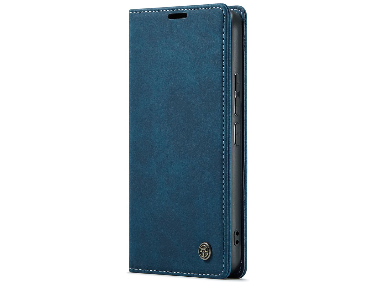 CaseMania Vintage Slim Bookcase Donkerblauw - Samsung Galaxy A16 hoesje