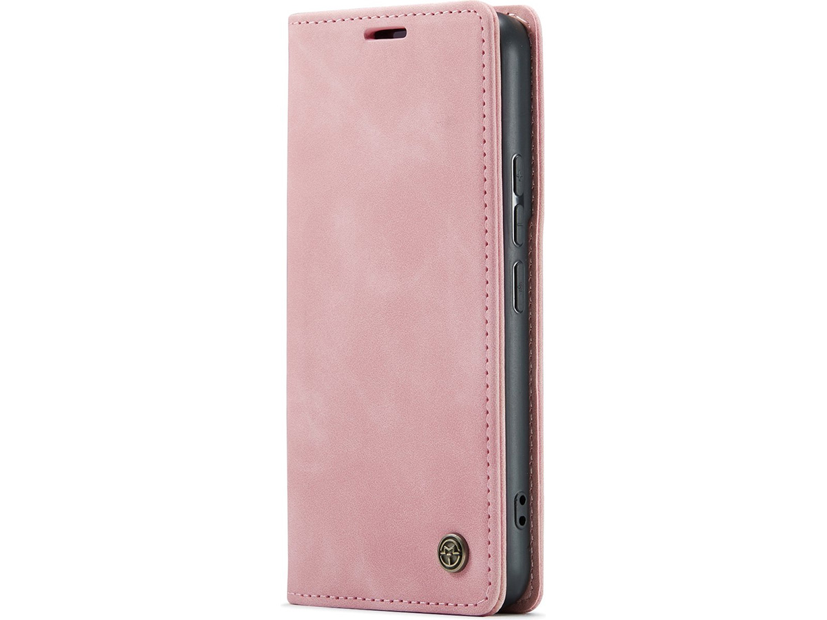 CaseMania Vintage Slim Bookcase Roze - Samsung Galaxy A16 hoesje