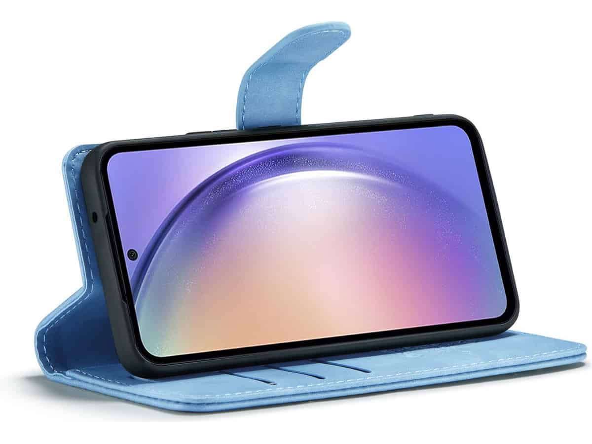 CaseMania 2in1 Magnetic Bookcase Lichtblauw - Samsung Galaxy A25 Hoesje