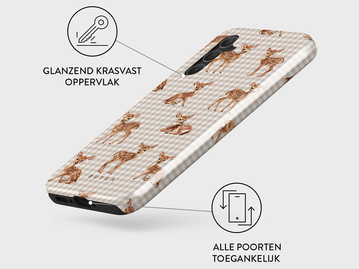 Burga Tough Case Bambi - Samsung Galaxy A35 Hoesje