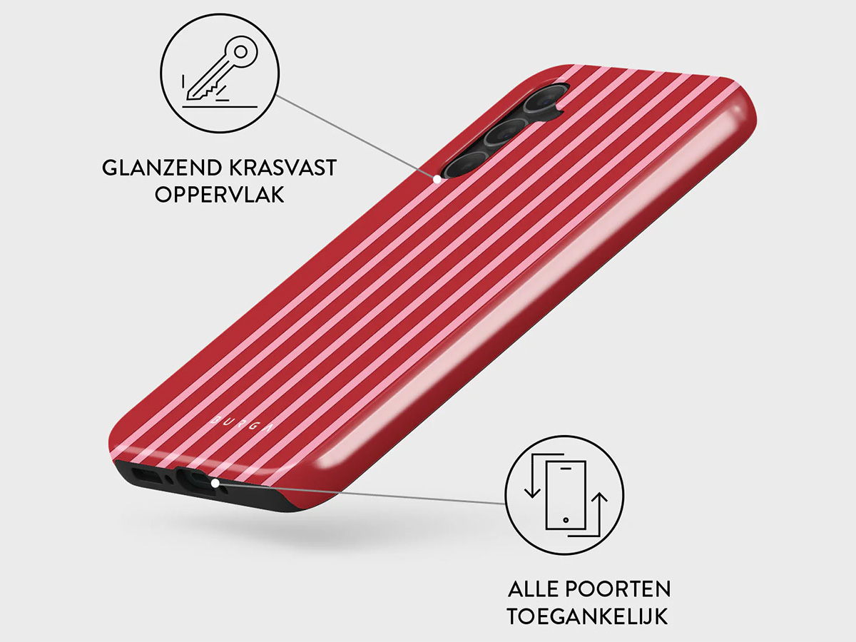 Burga Tough Case Strawberry Jam - Samsung Galaxy A35 Hoesje