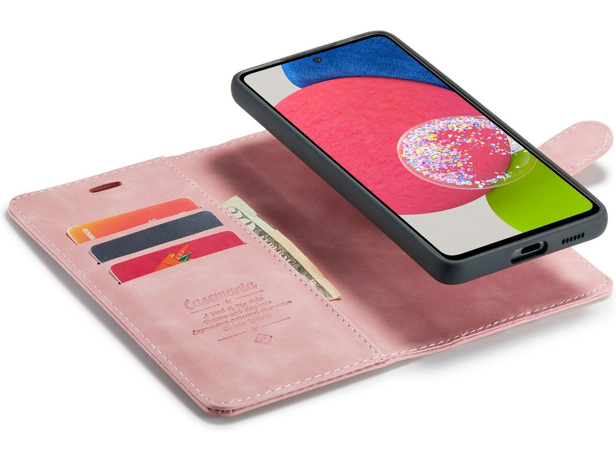wasserette Algemeen Gezamenlijke selectie CaseMe 2in1 Magnet Hoesje Samsung Galaxy A53 | Roze