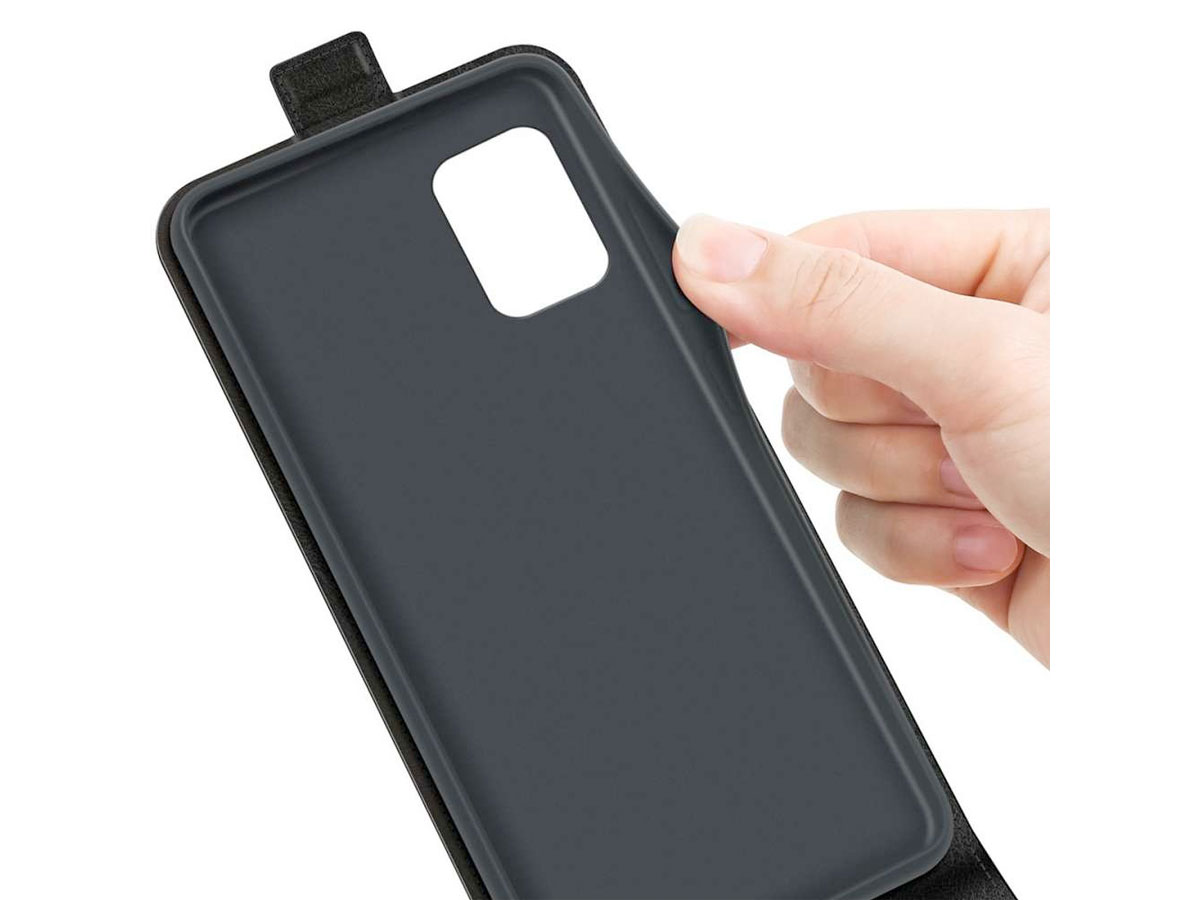 Just in Case Flip Case Zwart - Samsung Galaxy A53 hoesje