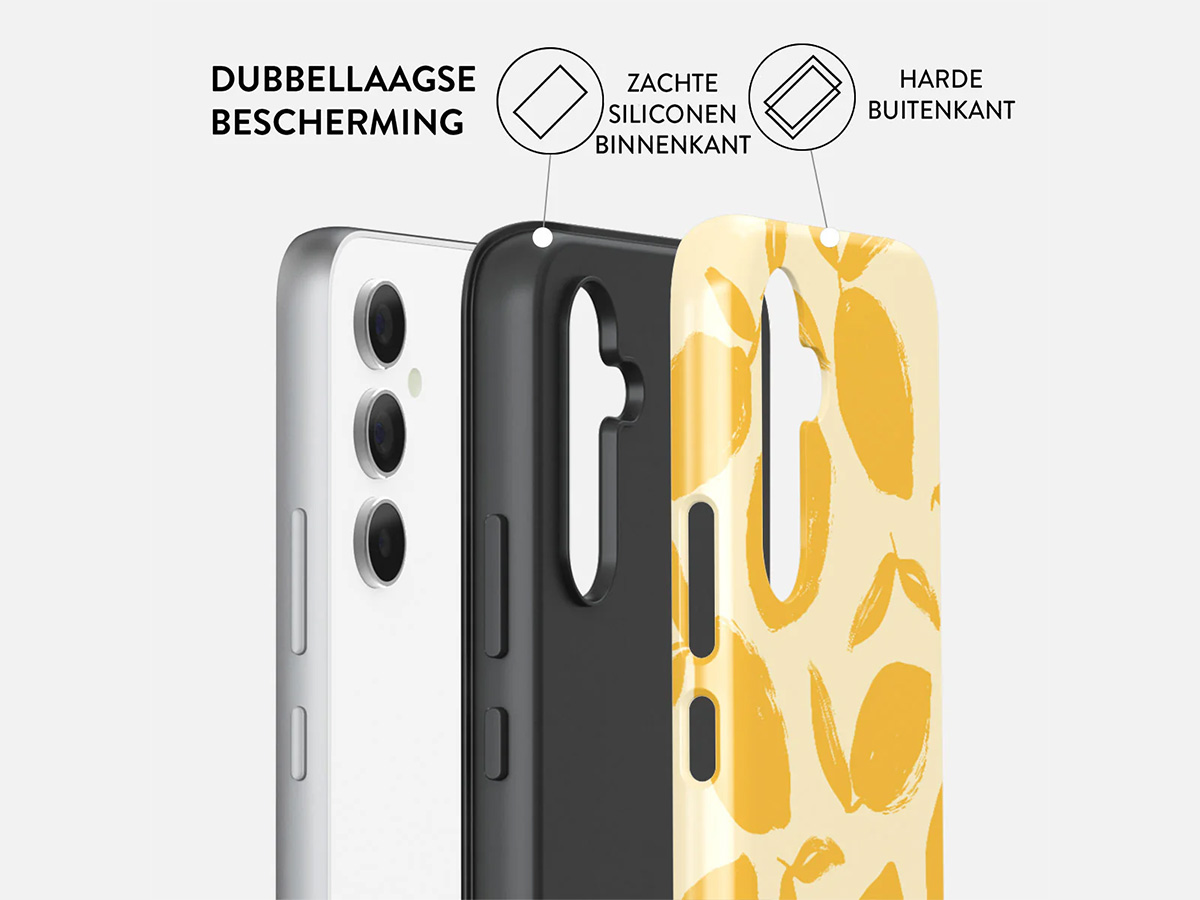 Burga Tough Case Lemon Tart - Samsung Galaxy A55 Hoesje