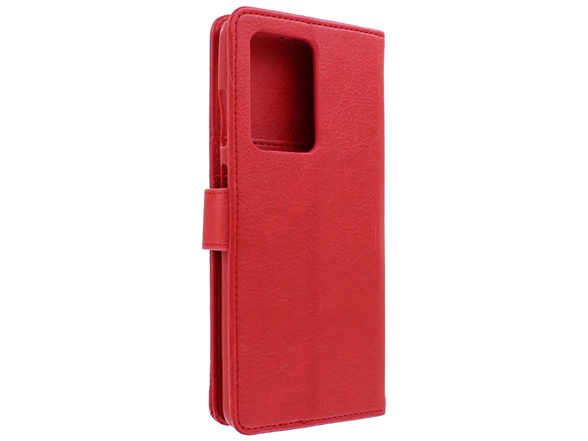 Book Case Deluxe Rood - Samsung Galaxy S20 Ultra hoesje