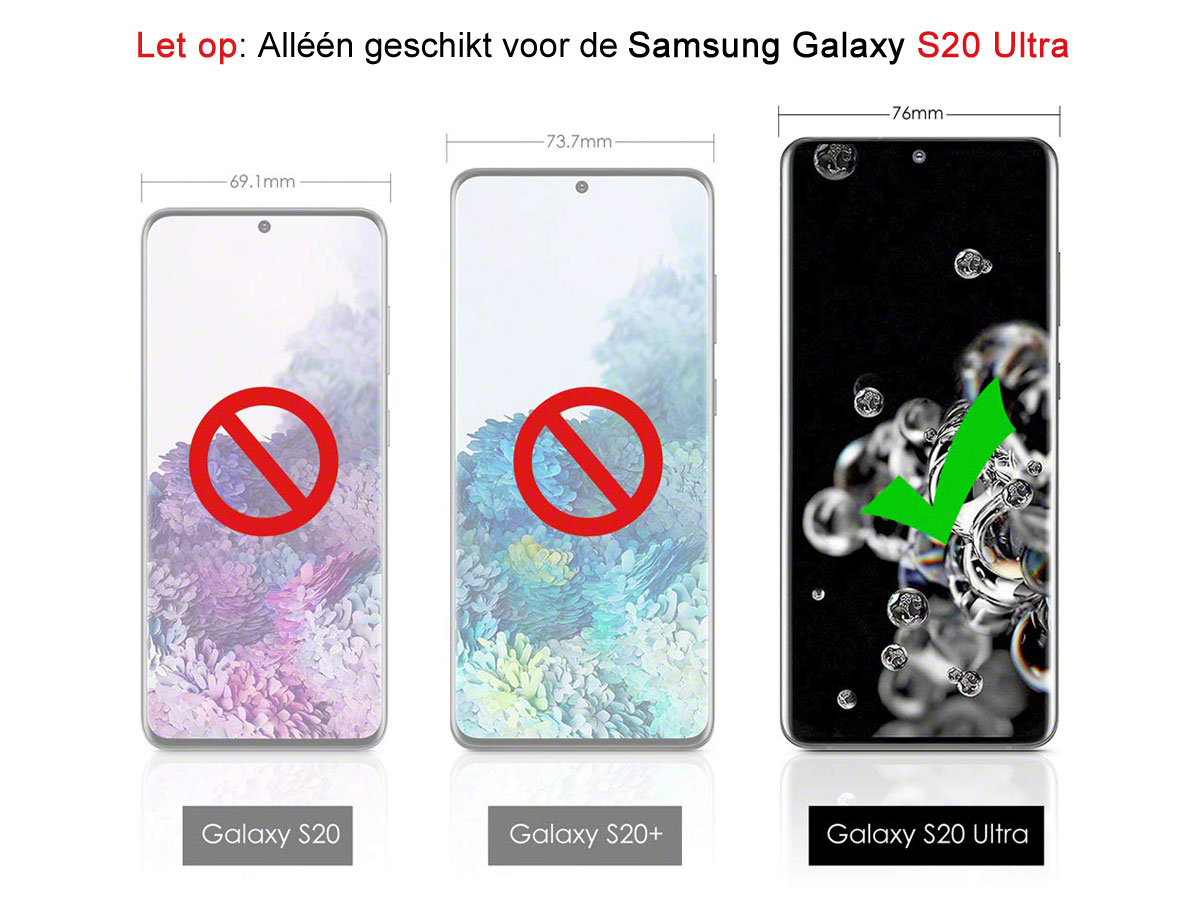 Book Case met Ritsvakje Bruin - Samsung Galaxy S20 Ultra hoesje