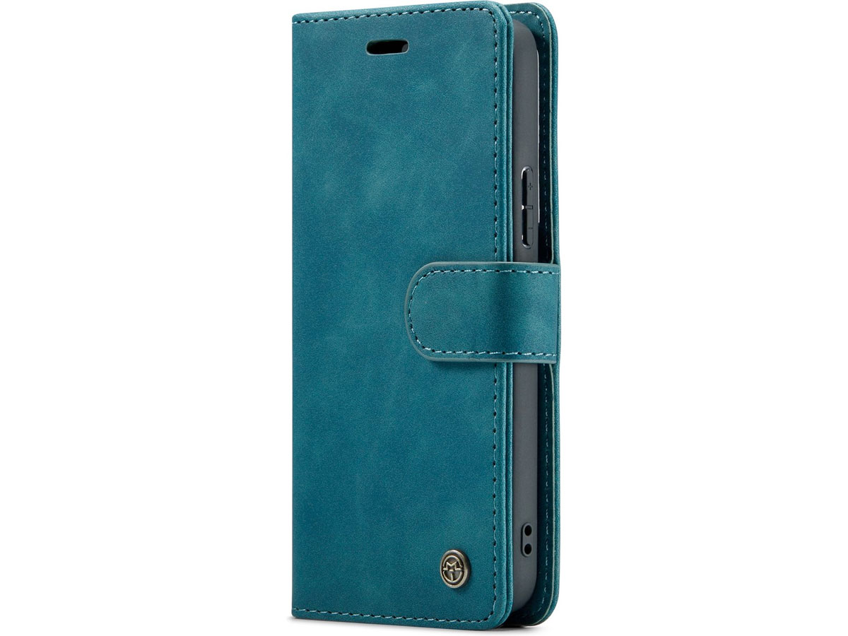 CaseMania 2in1 Magnetic Bookcase Groen - Samsung Galaxy S24 FE Hoesje