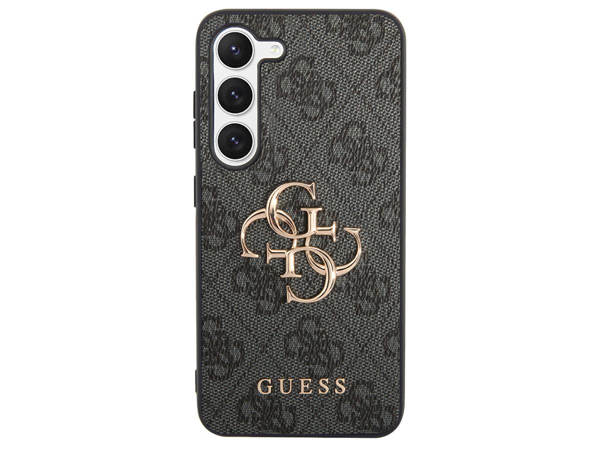 Guess Big 4G Monogram Case Grijs - Samsung Galaxy S24 hoesje