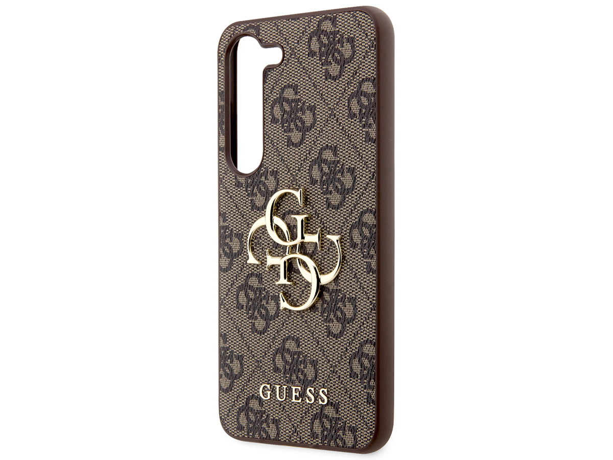 Guess Big 4G Monogram Case Bruin - Samsung Galaxy S24+ hoesje