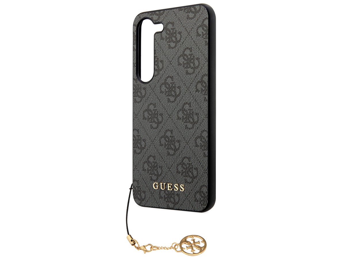 Guess Monogram Charm Case Grijs - Samsung Galaxy S24+ hoesje