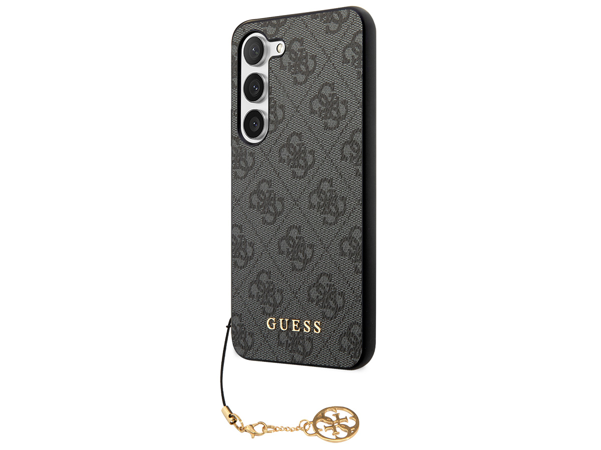 Guess Monogram Charm Case Grijs - Samsung Galaxy S24+ hoesje