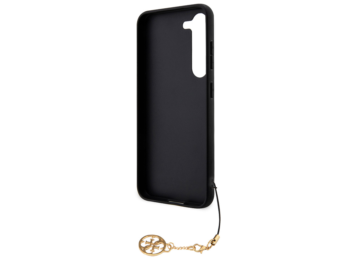 Guess Monogram Charm Case Grijs - Samsung Galaxy S24+ hoesje