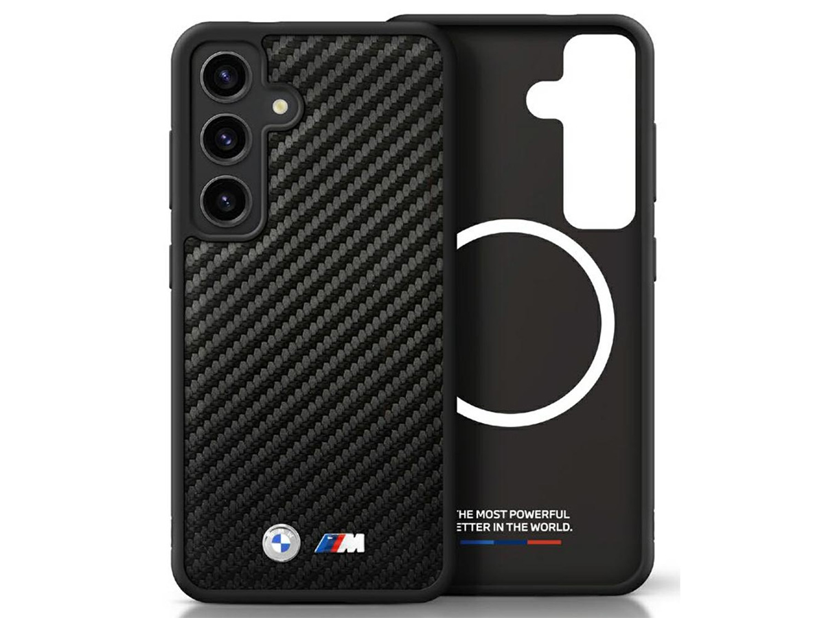 BMW M Carbon PU MagSafe Case - Samsung Galaxy S25 hoesje