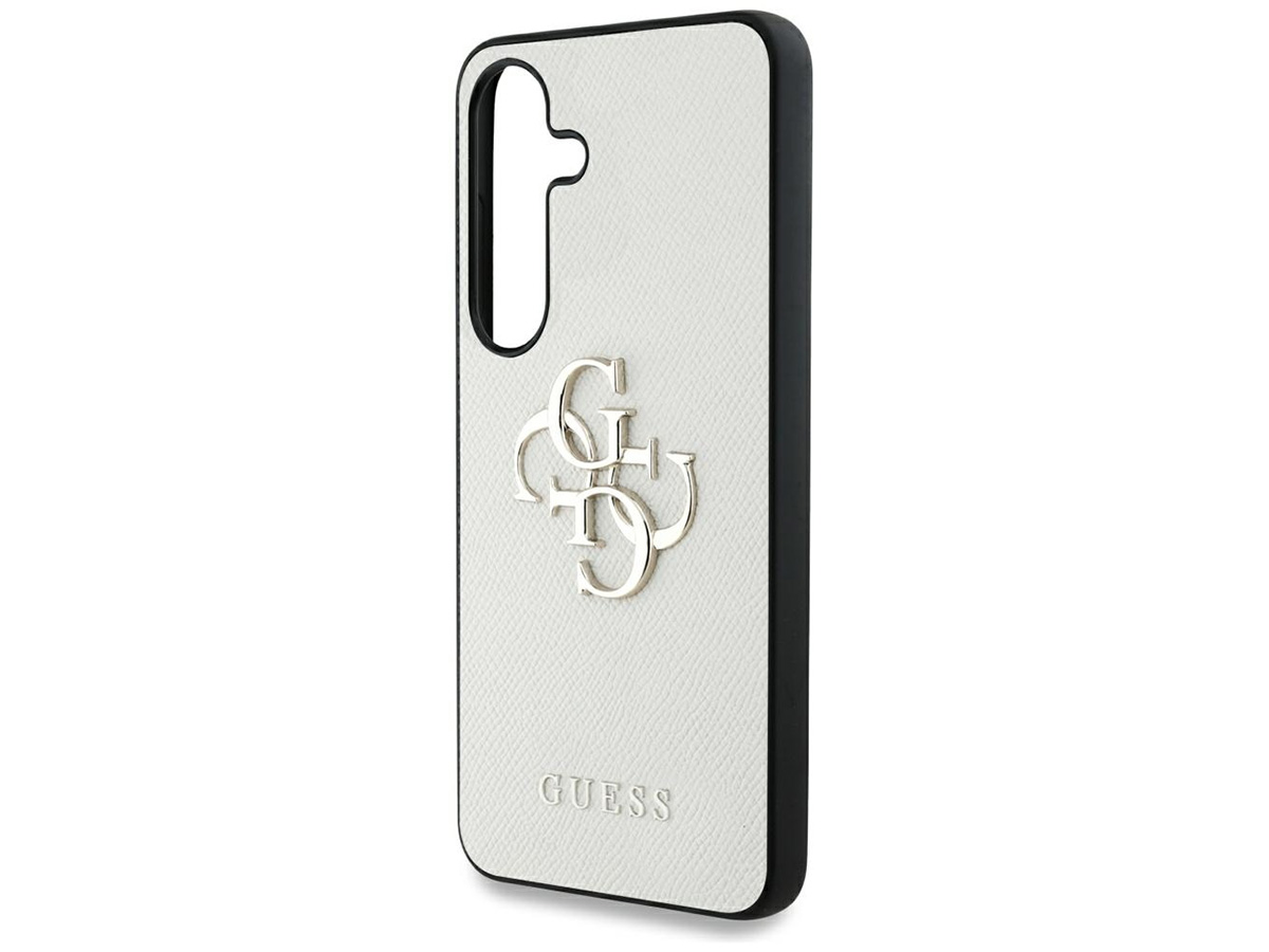 Guess Big 4G Emblem Case Beige - Samsung Galaxy S25 hoesje