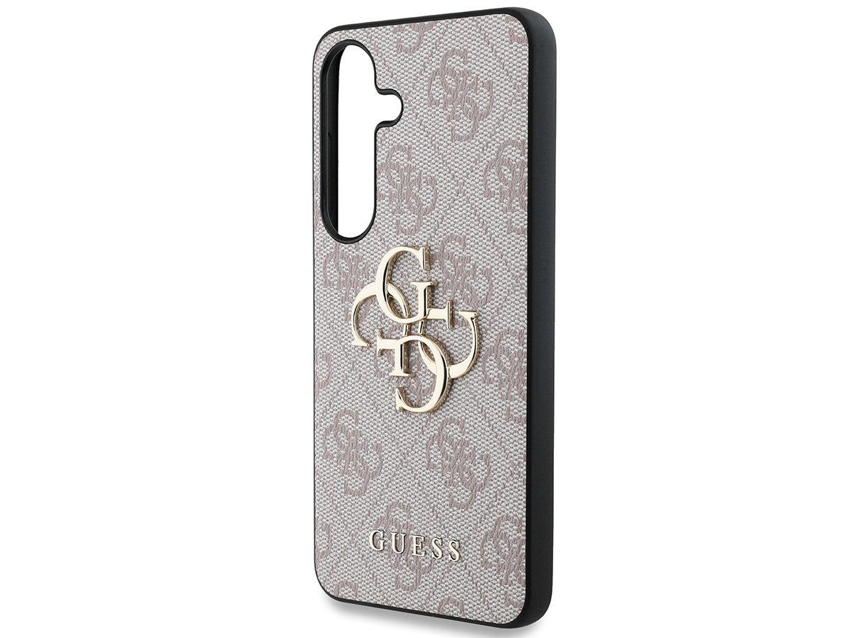 Guess Big 4G Monogram Case Roze - Samsung Galaxy S25 hoesje