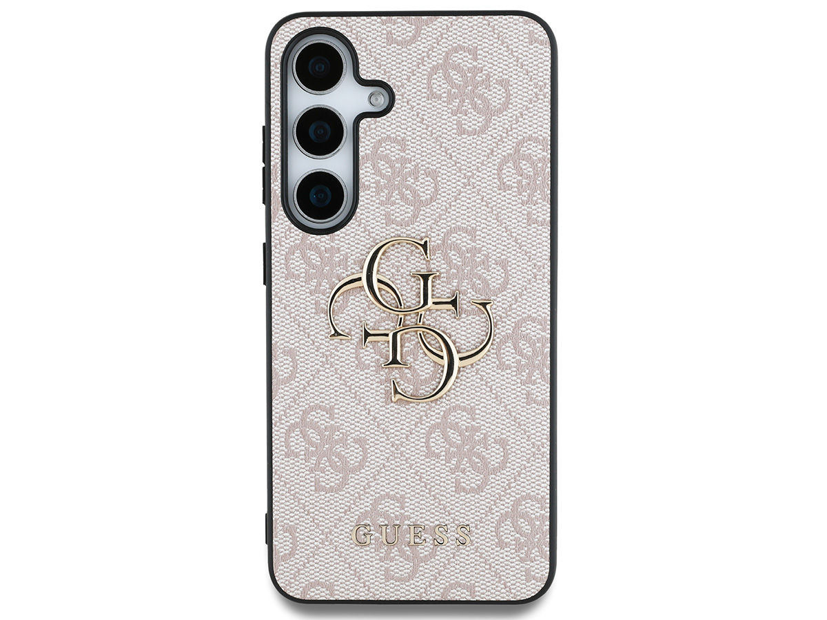 Guess Big 4G Monogram Case Roze - Samsung Galaxy S25 hoesje