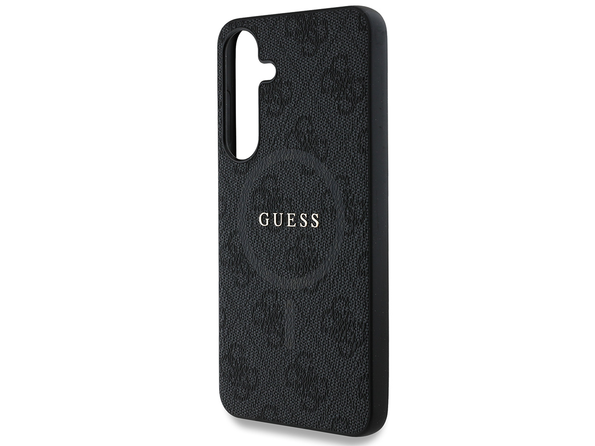 Guess Monogram MagSafe Case Grijs - Samsung Galaxy S25 hoesje