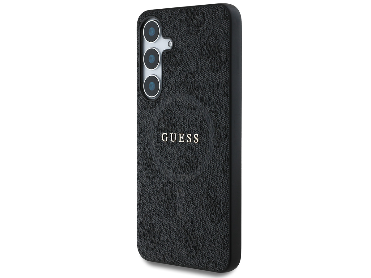 Guess Monogram MagSafe Case Grijs - Samsung Galaxy S25 hoesje