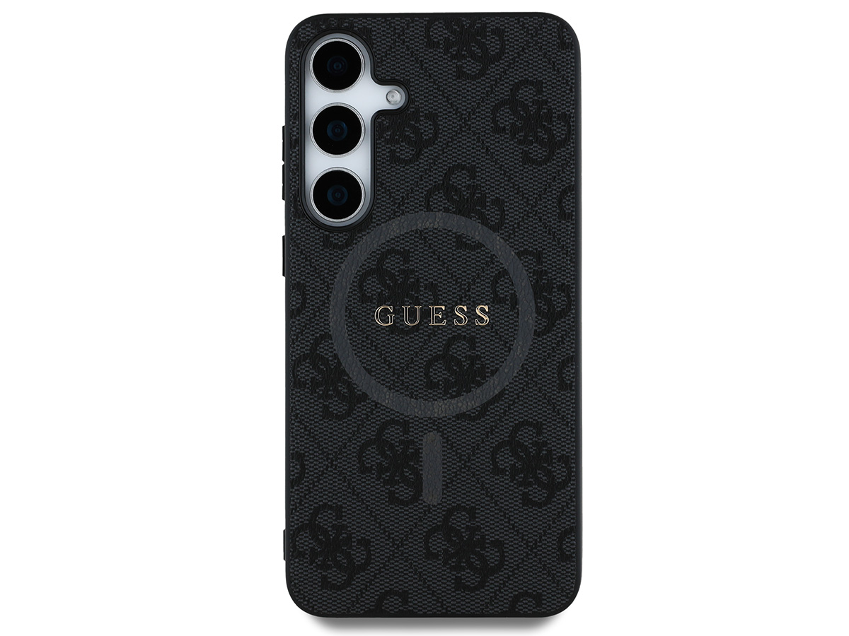 Guess Monogram MagSafe Case Grijs - Samsung Galaxy S25 hoesje