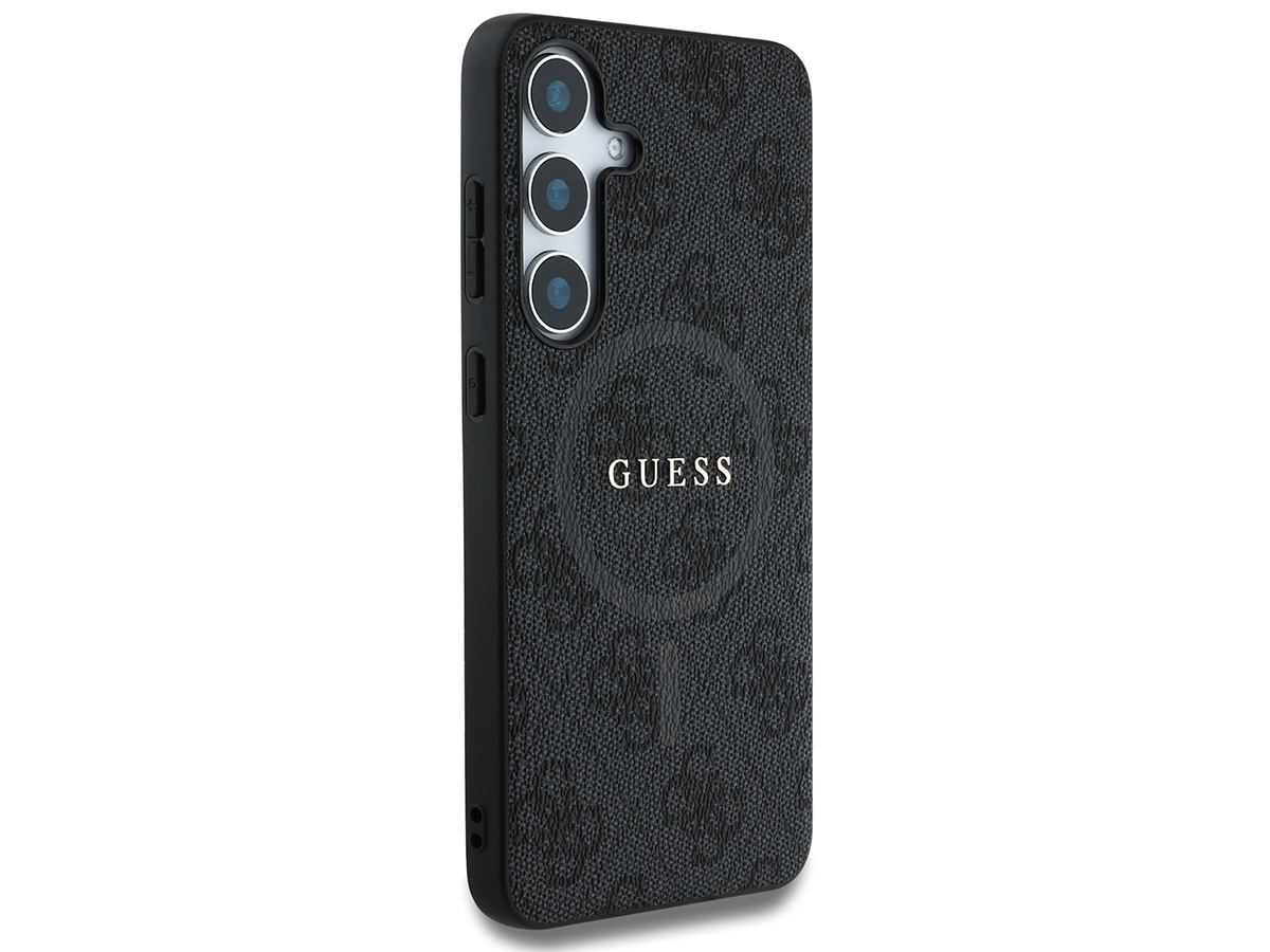 Guess Monogram MagSafe Case Grijs - Samsung Galaxy S25 hoesje