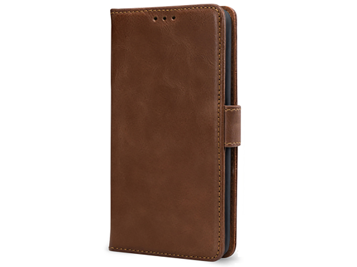 Mobilize Leather Wallet Bruin - Samsung Galaxy S25 Hoesje Leer