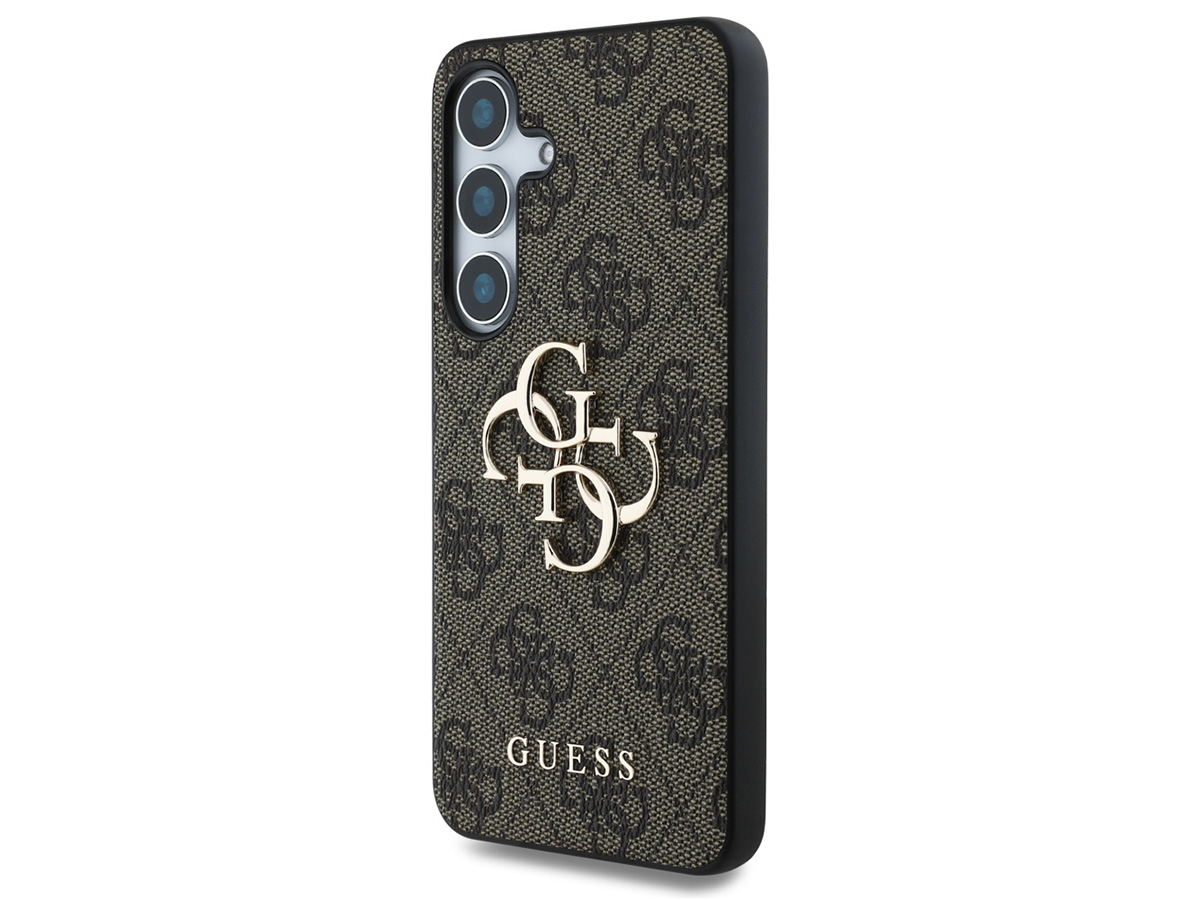 Guess Big 4G Monogram Case Bruin - Samsung Galaxy S25+ hoesje