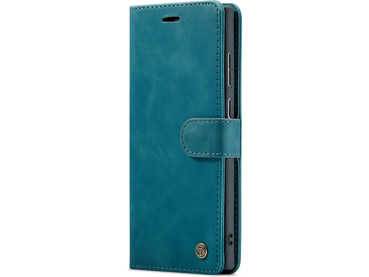 CaseMania 2in1 Magnetic Bookcase Groen - Samsung Galaxy S25 Ultra Hoesje