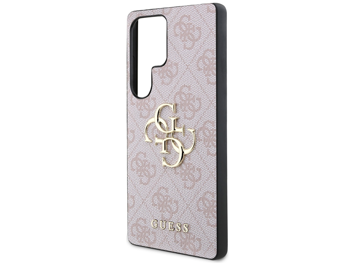 Guess Big 4G Monogram Case Roze - Samsung Galaxy S25 Ultra hoesje