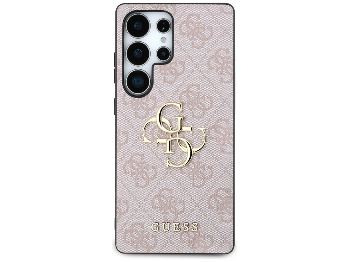 Guess Big 4G Monogram Case Roze - Samsung Galaxy S25 Ultra hoesje