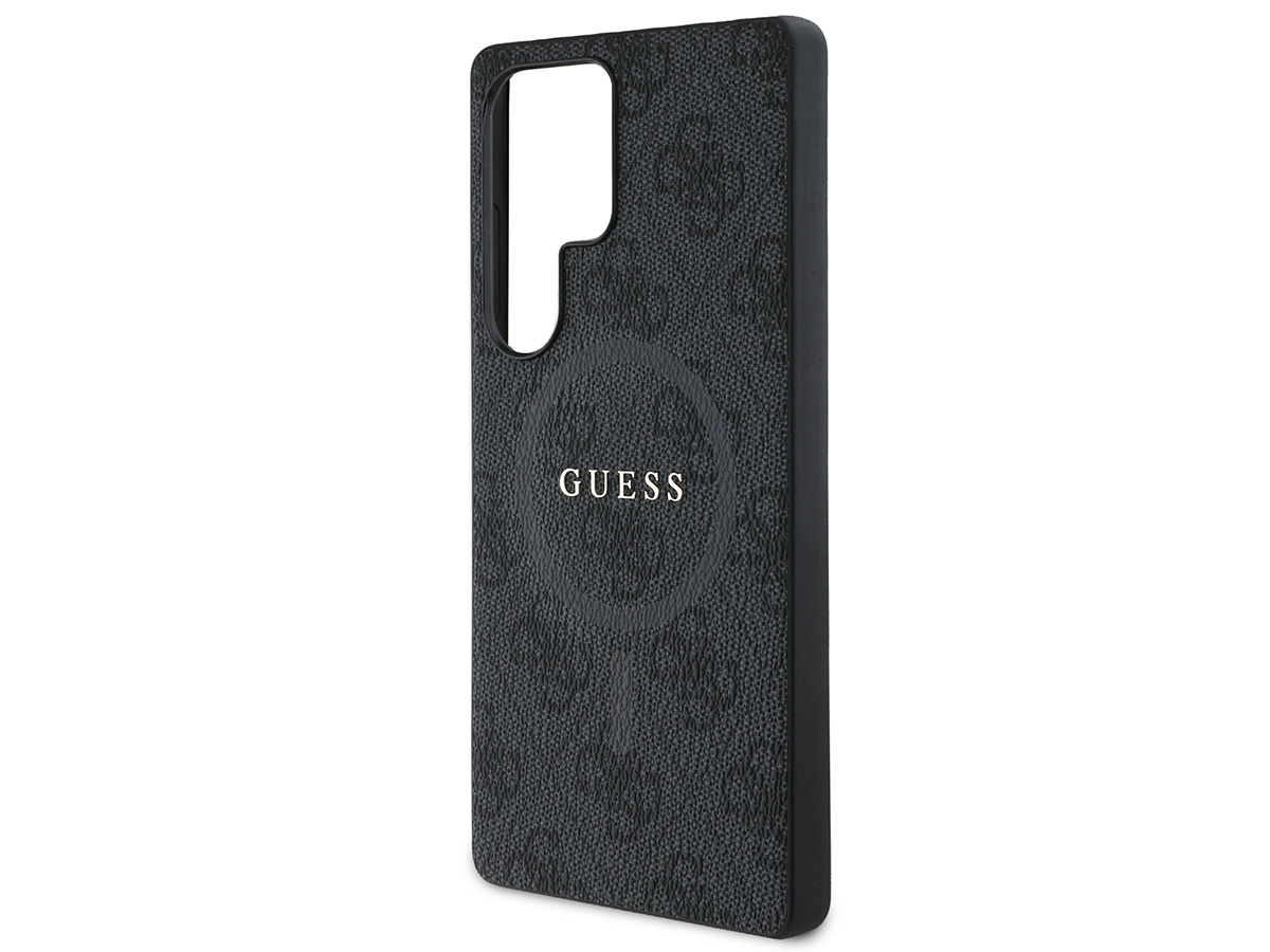 Guess Monogram MagSafe Case Grijs - Samsung Galaxy S25 Ultra hoesje